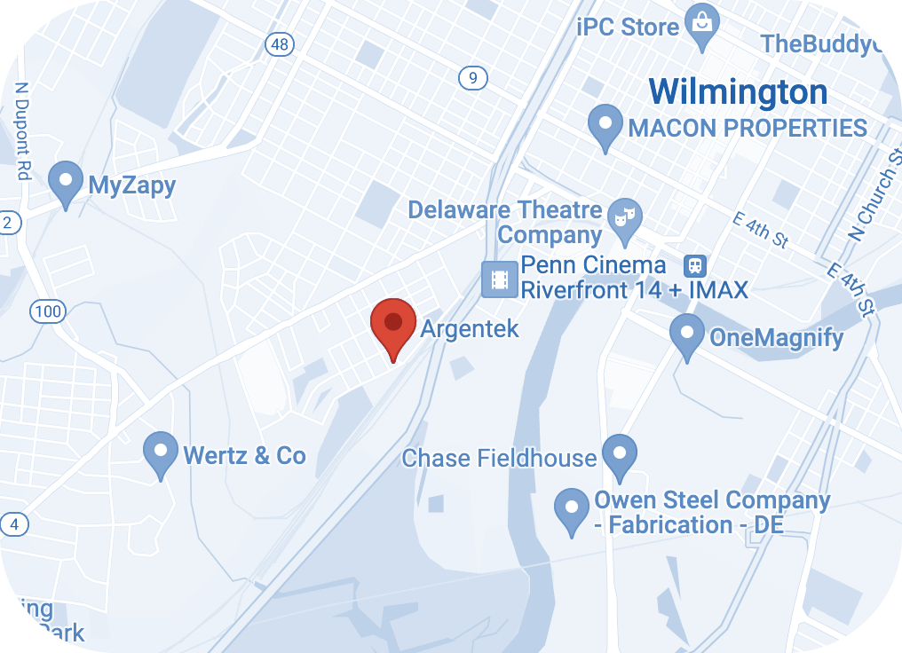 Argentek warehouse map location