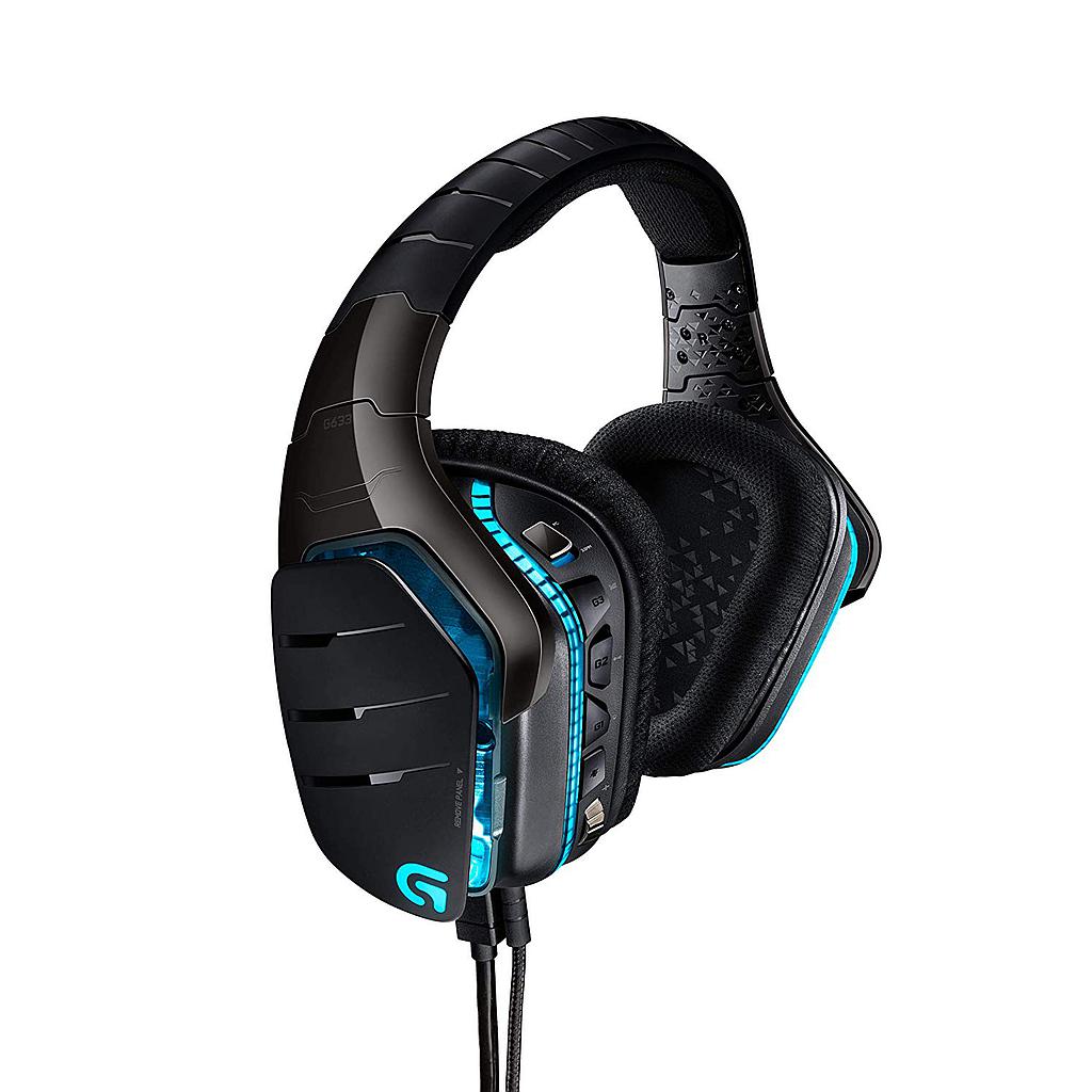 Logitech G633 Artemis Spectrum Gaming Headset, Black