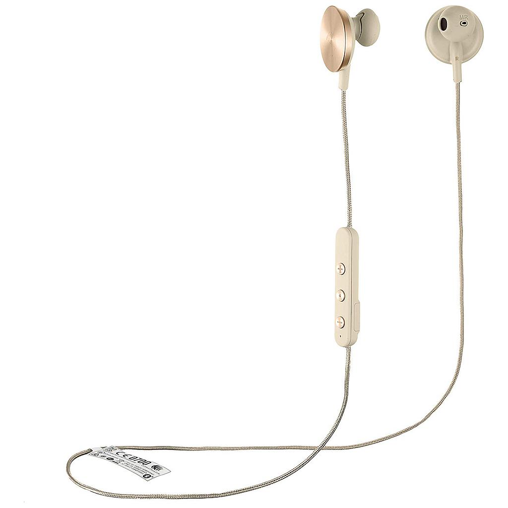i.am+ Buttons Wireless Earphones - White Gold