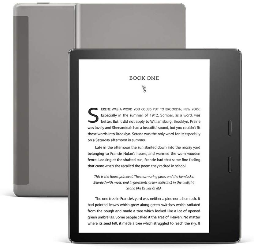 Amazon Kindle Oasis 2019 E-reader 8GB, Graphite - Includes Special Offers