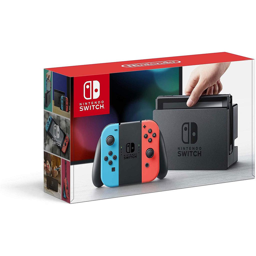 Nintendo Switch 32GB - Neon Blue and Red Joy-Con