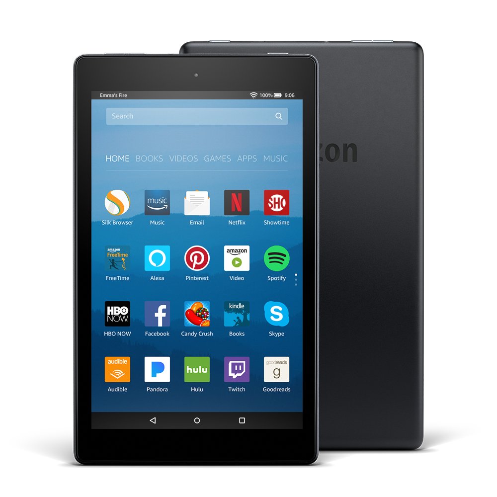 Amazon Fire HD8 Tablet (2018) 16GB, Black - Includes Special Offers