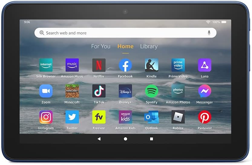 Amazon Fire 7 Tablet (2022) 16GB, Denim - Ad-Supported