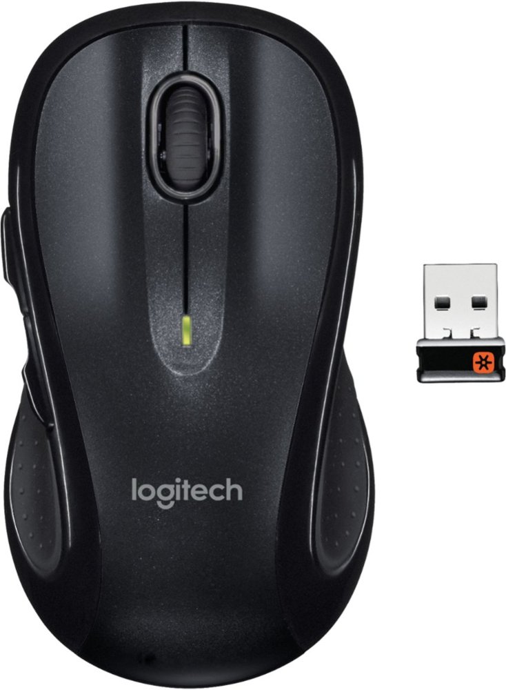 Logitech M510 Wireless Laser Mouse - Black