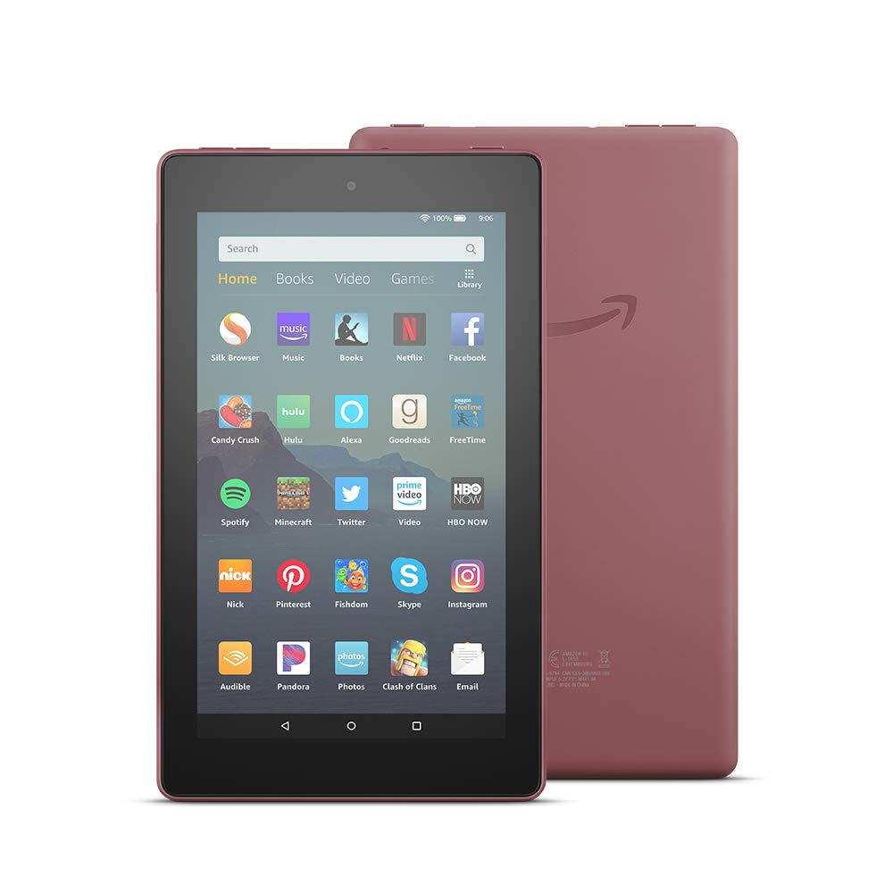 Amazon Fire 7 Tablet (2019) 16GB, Plum - Includes Special Offers