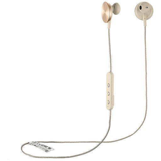 [IAm+IAMEP2001GDGD] i.am+ Buttons Wireless Earphones - White Gold