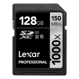 [LexarLSD128CRBNA1000] Lexar 128GB Professional SDXC UHS-II Card