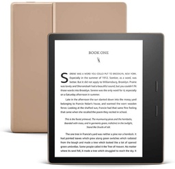 [AmazonB07KR2N2GF] Amazon Kindle Oasis 2019 E-reader 32GB, Champagne Gold - Includes Special Offers