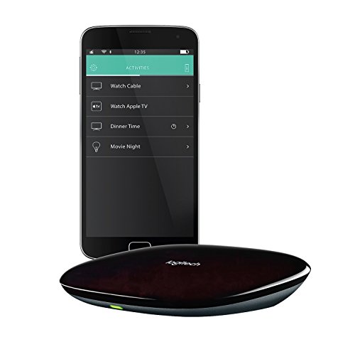 [Logitech915-000238] Logitech 915-000238 Harmony Home Hub for Smartphone Control of 8 Home Entertainment and Automation Devices (Renewed)