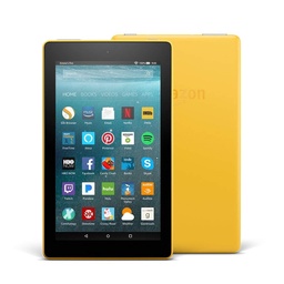 [AmazonB01J90O7KK] Amazon Fire 7 Tablet (2017) 8GB, Yellow - Includes Special Offers